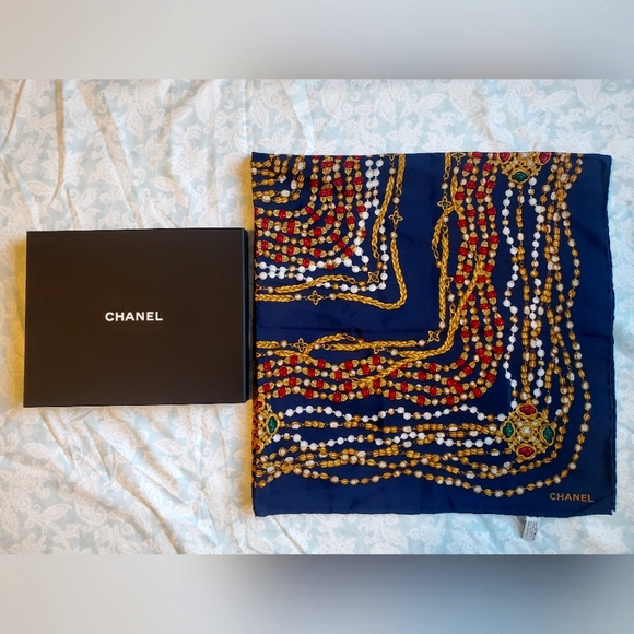 Chanel Silk Scarf - Picture 2 of 11